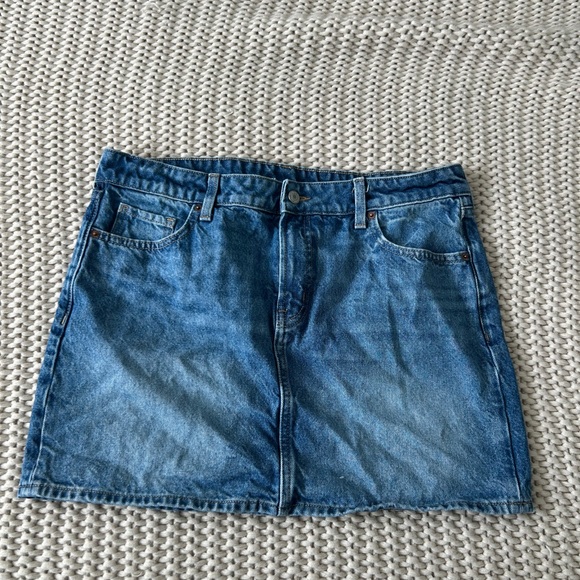 Old Navy Denim Blue Skirt - Picture 1 of 3